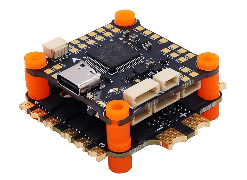 Flight Controller + ESC: Foxeer F405 V2 (Plug) FC Reaper 55A ESC 8S Stack